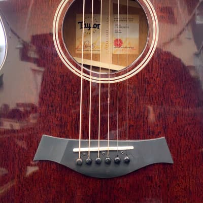 Taylor 524ce Grand Auditorium Cutaway All-Mahogony Ebony Binding Acoustic-Electric Guitar w/Case image 6