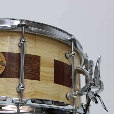 Holloman Custom Drums 7 x 14" window pane clear coat semi gloss image 5