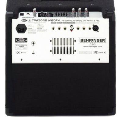 Behringer Ultratone K450FX 45-Watt Keyboard Amp image 4