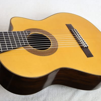 RARE 1989 Michael Menkevich Custom 10-String Classical Harp Guitar, Spruce/Brazilian, w/Case image 16