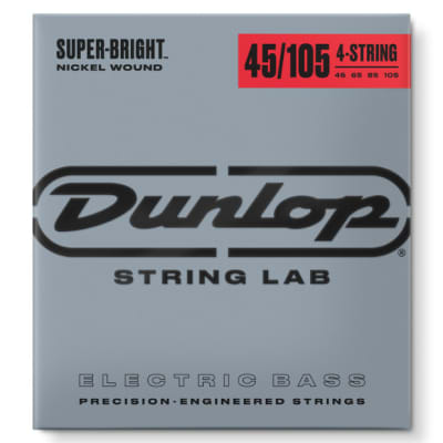 Dunlop Bass Strings Nickel Wound Medium 45/105 Super Bright image 1