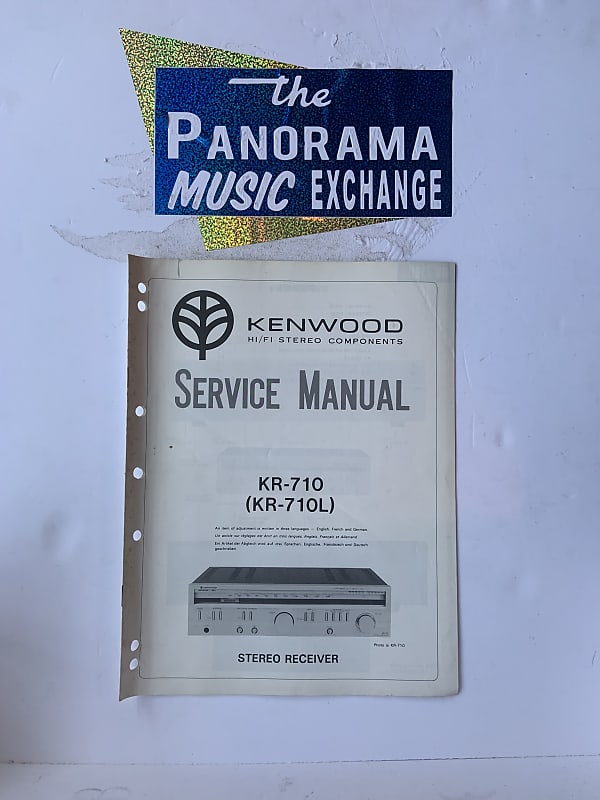 Kenwood Service Manual KR-710 (KR-710L) 1980  			