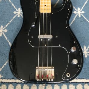 Univox P-Bass Copy 1970's Black image 2