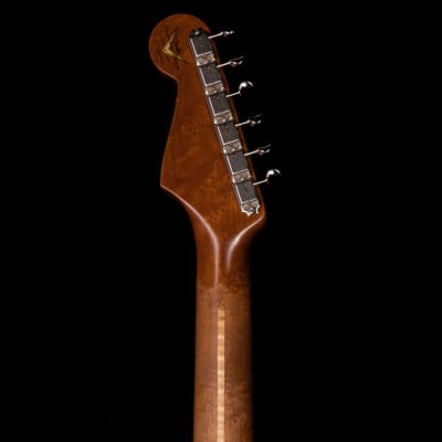 Fender Custom Shop 1956 Stratocaster Roasted 3A Birdseye Neck Relic 2-Tone Sunburst image 9