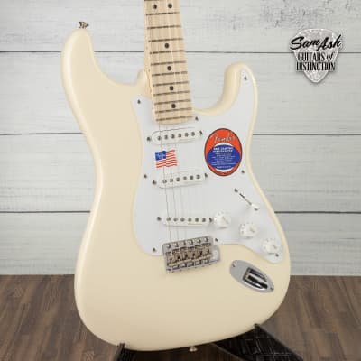Fender Eric Clapton Stratocaster Electric Guitar Olympic White #23120709 for sale