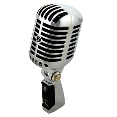 Vintage Microphone  - Free Shipping - China / Silver image 1