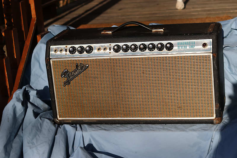 Fender bandmaster reverb drip edge 1969 black Reverb Canada