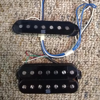 Seymour Duncan Hyperion HSS 7 String Pickup Set Black | Reverb