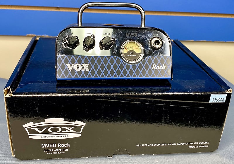 Vox MV50 Rock Compact 50w Mini Guitar Amp Head | Reverb