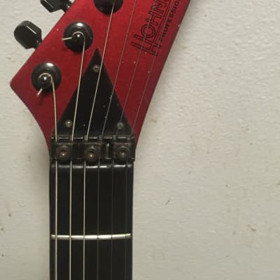 80s METAL SHREDDER MIJ w/ UPGRADES ~ Hohner Professional ST Scorpion 1980s Red w/ Killswitch & EMG Selects image 3