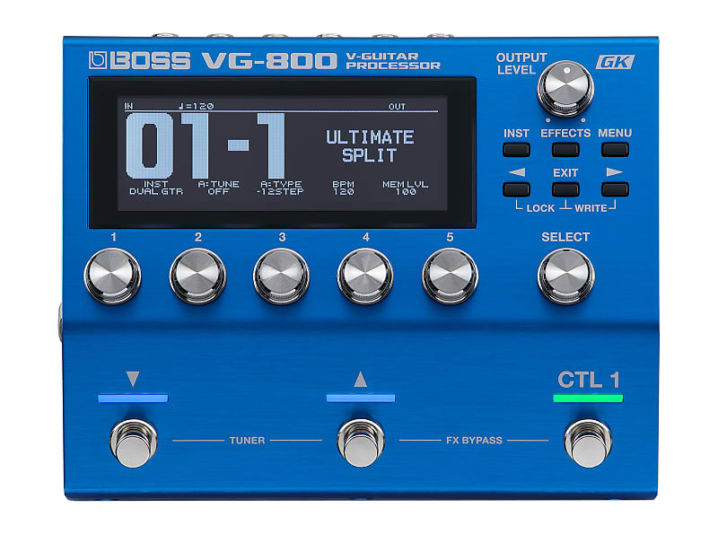 BOSS GM-800 Guitar Synthesizer ギター シンセ BOSS GM-800 Guitar Synth: One Step to Infinite Sonic