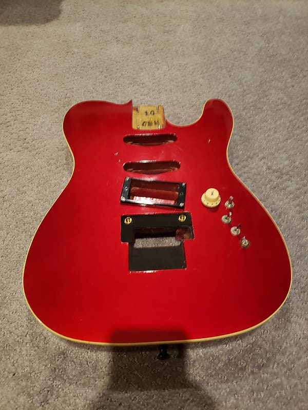 Kramer Classic II Body 1986 Candy Apple Red Semi Loaded Reverb