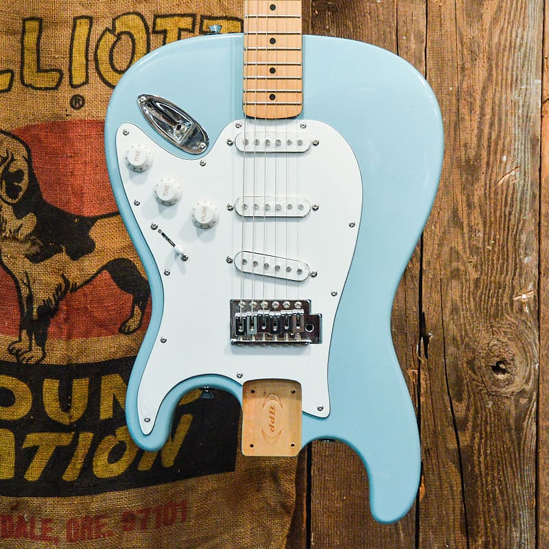 Dewey Decibel FlipOut Guitar Blue | Reverb