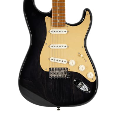Fender American Custom Strat NOS, Maple Neck - Ebony Transparent image 2