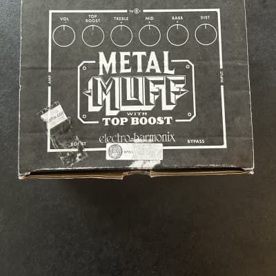 Electro-Harmonix Metal Muff Distortion with Top Boost 2006 - Present - Black image 9