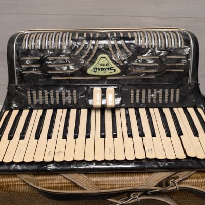 Salanti N. 245 Piano Accordion - Black w/ Case *as-is* | Reverb