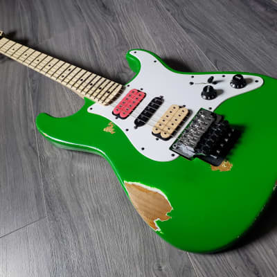 Charvel Masterbuilt Steve Vai Green Meanie | Reverb