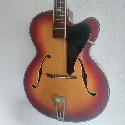 Musima German DDR Vintage Archtop Jazzguitar from 1962 image 14
