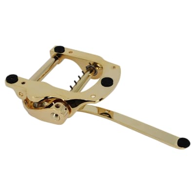 Bigsby B5 Vibrato Tremolo Tailpiece Gold plated, USA, for flat top solid guitars image 2