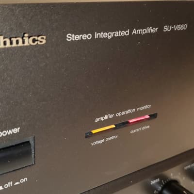 Vintage Stereo Integrated Amplifier Technics SU-V660 image 6