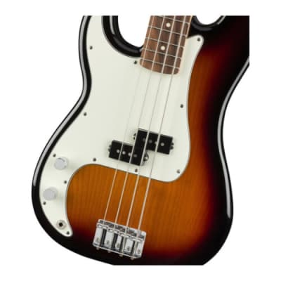 Fender Player Precision 4-String Electric Bass Guitar (Left-Hand, 3-Color Sunburst) image 3