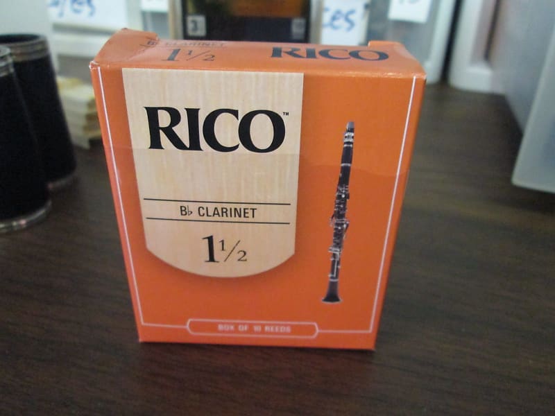 Rico RCA1015 Bb Clarinet Reeds - Strength 1.5 (open box of 9) New Old Stock image 1