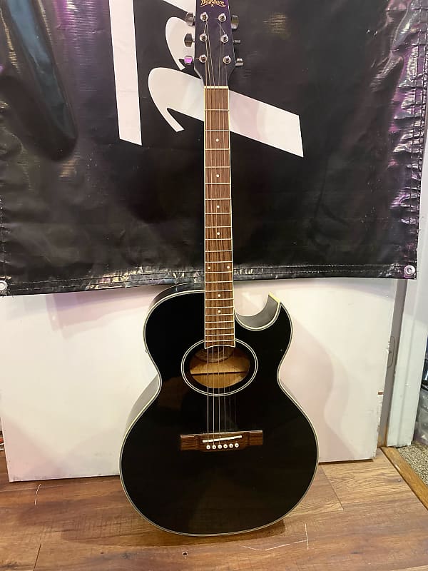 Washburn EA9B AcousticElectric Guitar Reverb