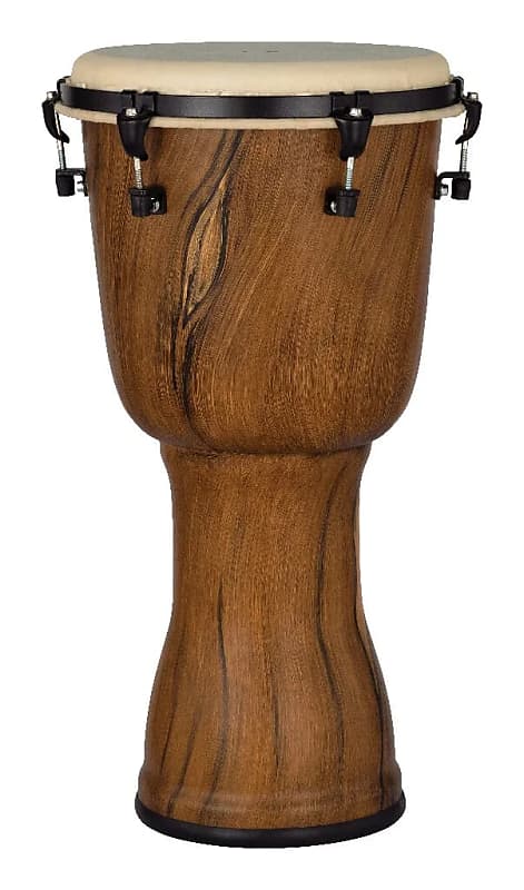 Pearl PBJV12686 12" Key Tuned Djembe Weathered Oak Finish image 1