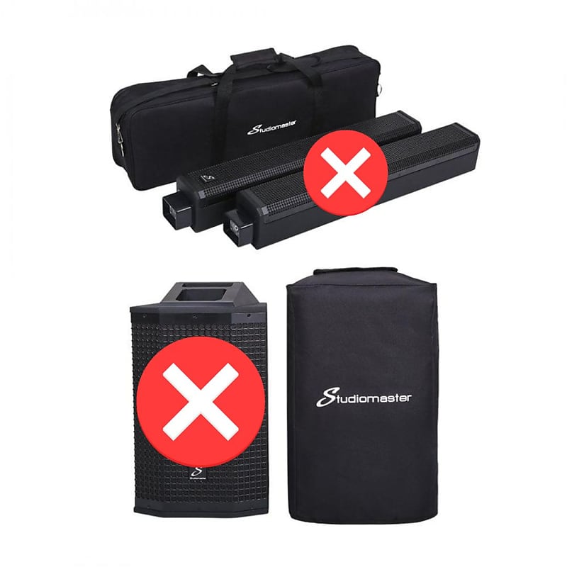 Protective Cases for Studiomaster DirectMX101 Compact Vertical PA System image 1