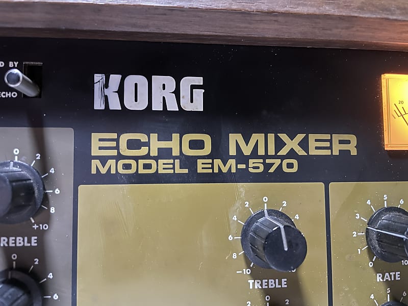 KORG エコーミキサー EM-570 良品！ Korg EM-570 Echo Mixer (MN3005 Delay) | Reverb