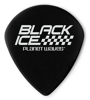 Planet Waves 3DBK2-10 Black Ice Guitar Picks, 10 pack, Light image 1