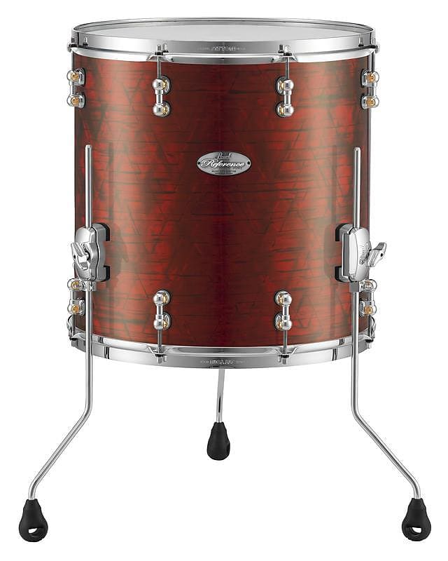 Pearl Music City Custom Reference Pure 18"x16" Floor Tom RED GLASS RFP1816F/C407 image 1