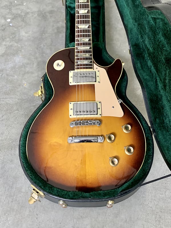 H. S. Anderson Les Paul singlecut standard c 1975 Sunburst | Reverb