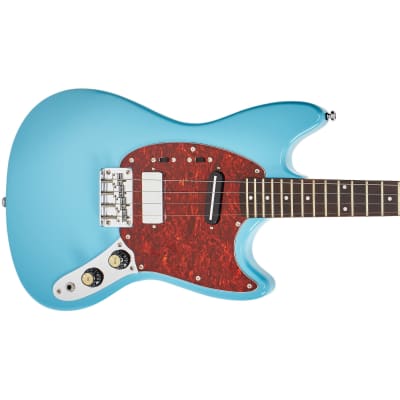 Eastwood Guitars Warren Ellis Signature Tenor 2P - Sonic Blue - Electric Tenor Guitar - NEW! image 2