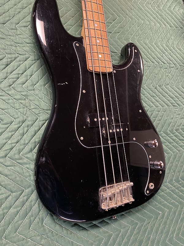 Fernandes Precision Bass 90's - Black | Reverb