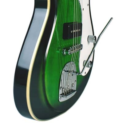 Eastwood Sidejack DLX Bound Basswood Body Bound Maple Set Neck 6-String Baritone Electric Guitar image 3