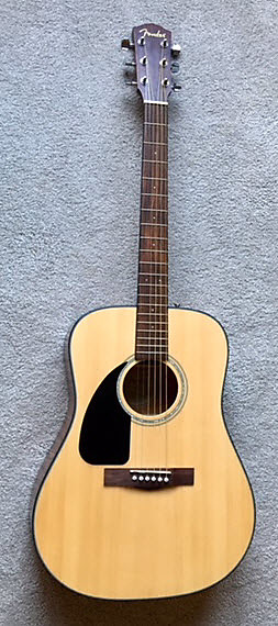 Fender Acoustics CD100LH NAT Natural Satin Finish