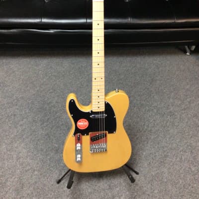 Squier Affinity Telecaster Left-Handed with String-Through Bridge Butterscotch Blonde image 5