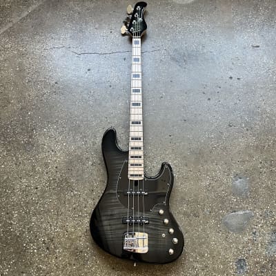 Mayones Jabba Classic 4 Flame Top 2022 - Trans Graphite Burst image 2