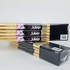 On-Stage MW5A 5A Wood Tip Maple Drumsticks (12 Pair)