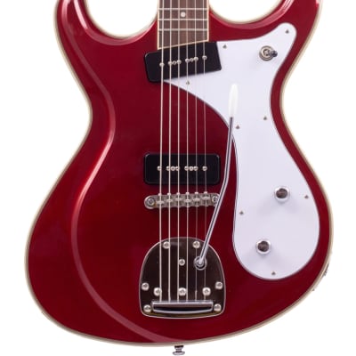 Eastwood Sidejack DLX Bound Solid Basswood Body Set Maple Neck 6-String Electric Baritone Guitar image 5