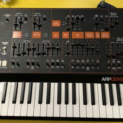 Korg ARP Odyssey Rev3 37-Slim Key Duophonic Analog Synthesizer 2015 - Present - Black/Orange