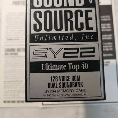 Sound Source Unlimited / SY204 - Ultimate top 40 - Rom Card