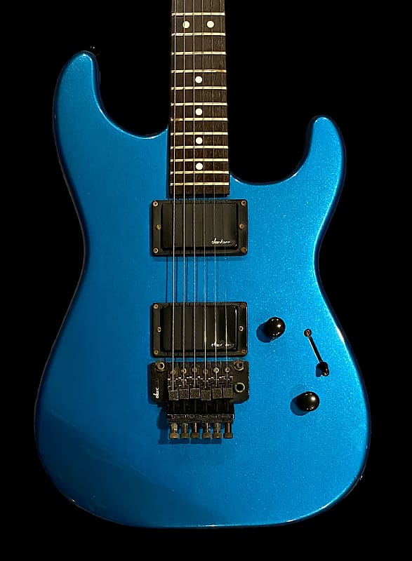 Charvel Model 3A - Circa 1987 1988 - Electric Blue - Made in Japan - MIJ - w/ OHSC image 1