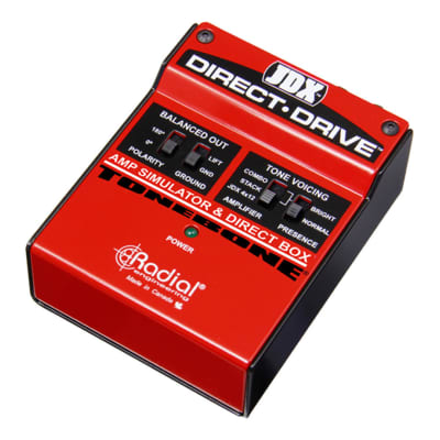 Radial JDX Direct-Drive Guitar Amp Simulator & Active DI Direct Box PROAUDIOSTAR image 2