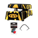 Dunlop EVH95 Eddie Van Halen Signature Wah Guitar Effect Pedal with 12 Pick Variety Pack and Cable