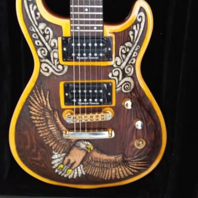 Custom Carved Fernandes Dragonfly guitar image 1