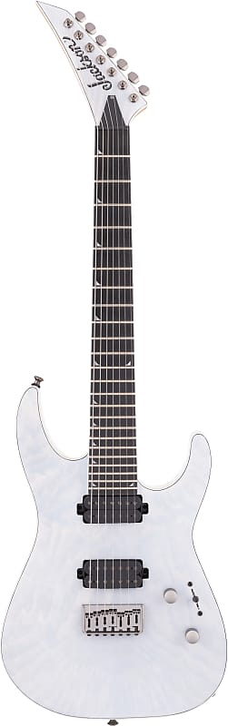 Jackson Pro Series Soloist SL7A MAH HT Unicorn White image 1