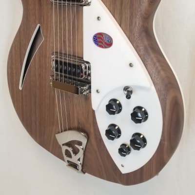 Rickenbacker 360 Deluxe Thinline Semi-Hollow Electric Guitar, Walnut, 21 Fret, Maple FB, Stereo, 360W New! 2023 image 4