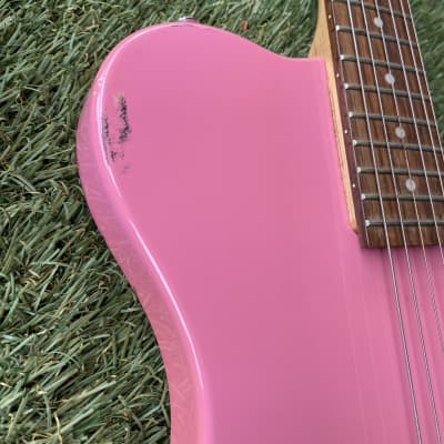 First Act  ME500 - Pink Electric Guitar Rare image 3